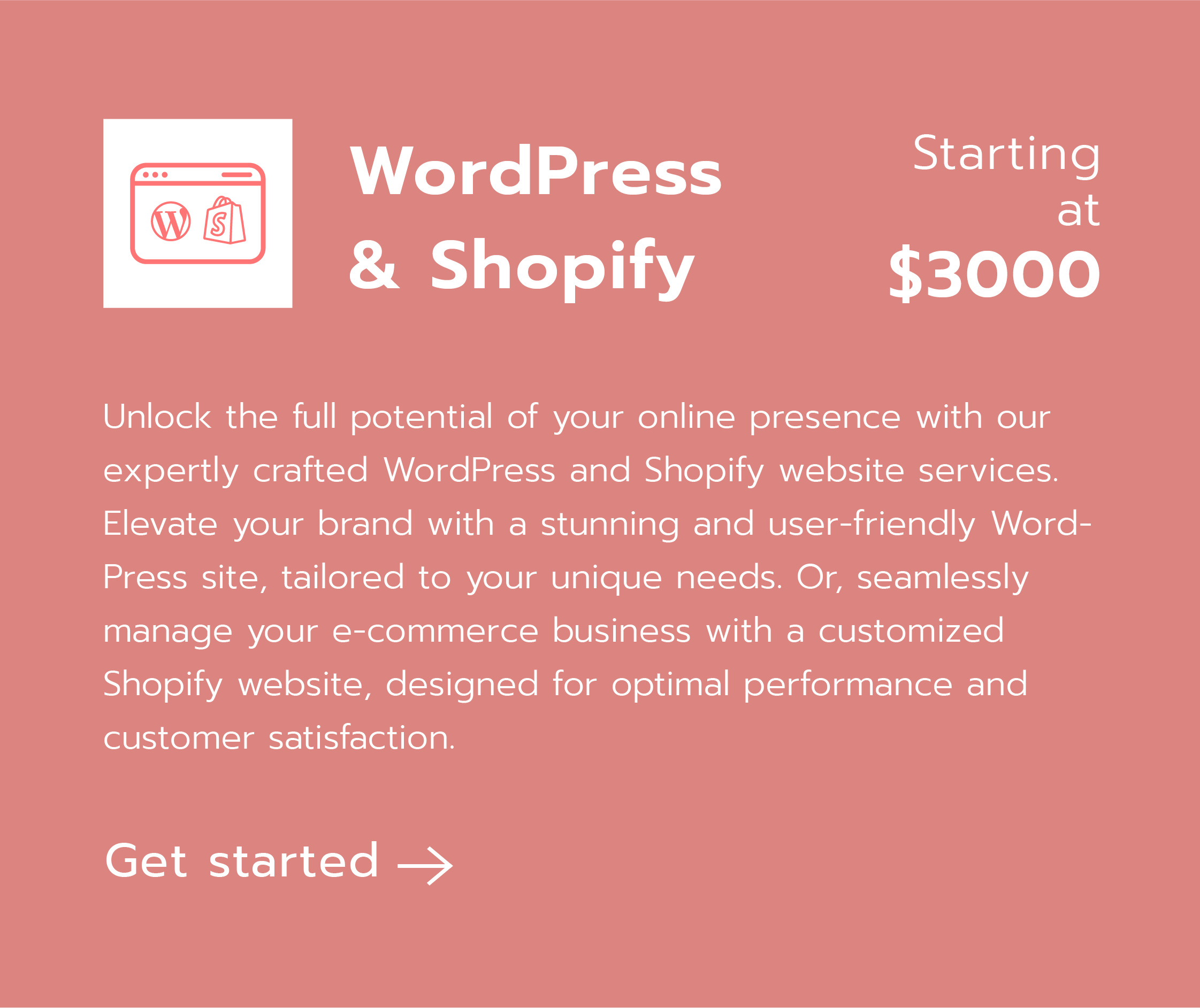 WordPress and Shopify